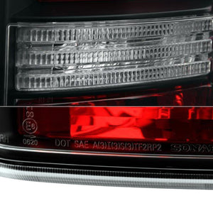 647.32 Spyder LED Tail Lights Land Rover Discovery 3 LR3 (05-09) Black - Redline360