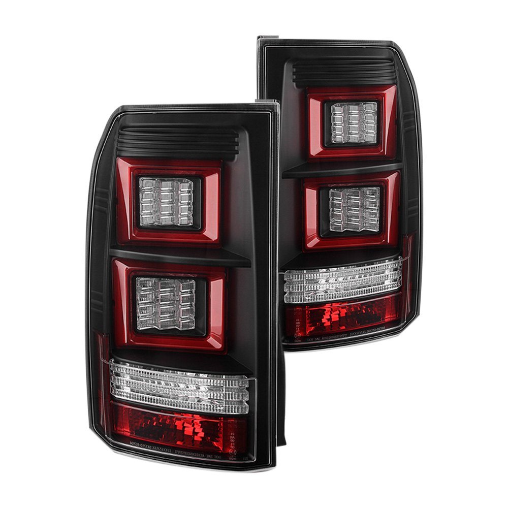 647.32 Spyder LED Tail Lights Land Rover Discovery 3 LR3 (05-09) Black - Redline360