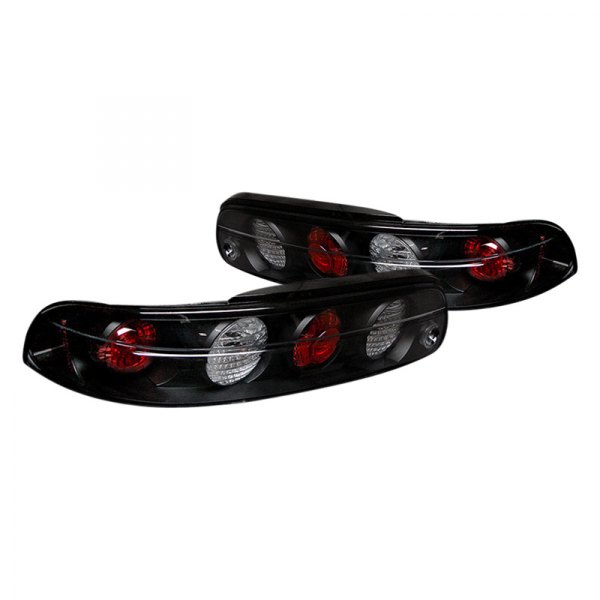 150.59 Spyder Euro Style Tail Lights Lexus SC300 / SC400 (1995-2000) - Black - Redline360