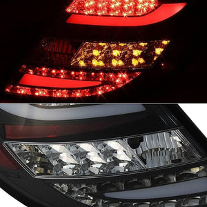 469.95 Spyder LED Tail Lights Mercedes C250 C300 C350 W204 [Halogen Model] (08-11) Black or Smoke - Redline360