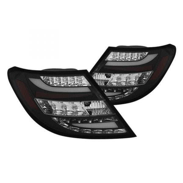 413.23 Spyder LED Tail Lights Mercedes C-Class W204 [LED Model] (11-14) Black - Redline360