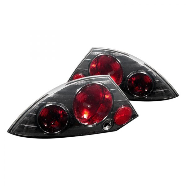 Spyder Euro Style Tail Lights Mitsubishi Eclipse (2000-2002) - Black o