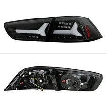 Load image into Gallery viewer, 412.51 Spyder V2 LED Tail Light Mitsubishi Lancer EVO X (08-14) [Sequential] Black or Black Smoke - Redline360 Alternate Image