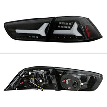 Load image into Gallery viewer, 412.51 Spyder V2 LED Tail Light Mitsubishi Lancer (08-14) [Sequential] Black or Black Smoke - Redline360 Alternate Image