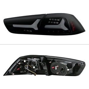 412.51 Spyder V2 LED Tail Light Mitsubishi Lancer EVO X (08-14) [Sequential] Black or Black Smoke - Redline360