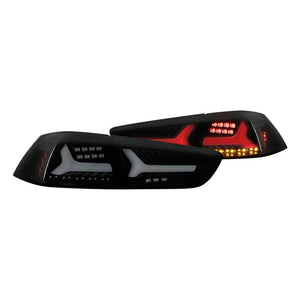 412.51 Spyder V2 LED Tail Light Mitsubishi Lancer EVO X (08-14) [Sequential] Black or Black Smoke - Redline360