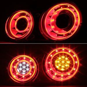 916.38 Spyder LED Tail Lights Nissan GTR R35 (2009-2015) - Black / Red Clear / Smoke - Redline360