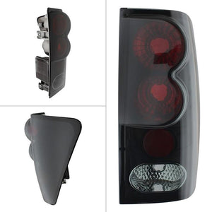 94.21 Spyder Euro Style Tail Lights Nissan Titan (2004-2015) - Black / Black Smoke / Chrome - Redline360