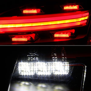 740.81 Spyder LED Tail Lights Porsche Cayman (2009-2012) [w/ Sequential Turn Signal] Black or Smoke - Redline360