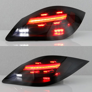 740.81 Spyder LED Tail Lights Porsche Cayman (2009-2012) [w/ Sequential Turn Signal] Black or Smoke - Redline360