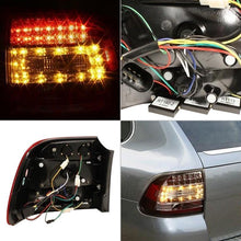 Load image into Gallery viewer, 445.34 Spyder LED Tail Lights Porsche Cayenne (2003-2007) Black or Red Clear - Redline360 Alternate Image