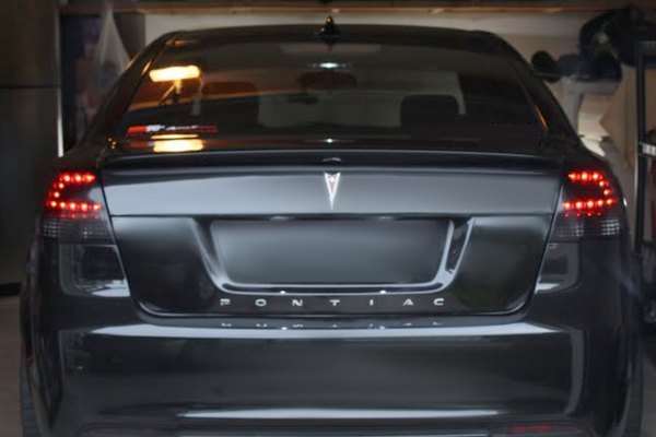 Spyder LED Tail Lights Pontiac G8 (2008-2009) Black / Red Clear / Smoke