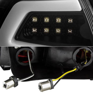 448.96 Spyder V2 LED Tail Lights Pontiac G8 (08-09) [w/ Light Bar LED] Black or Red Clear - Redline360