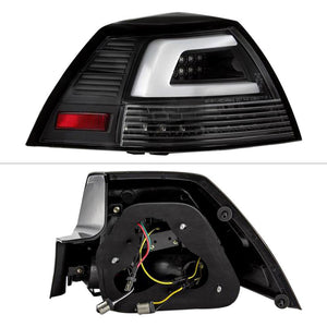 448.96 Spyder V2 LED Tail Lights Pontiac G8 (08-09) [w/ Light Bar LED] Black or Red Clear - Redline360