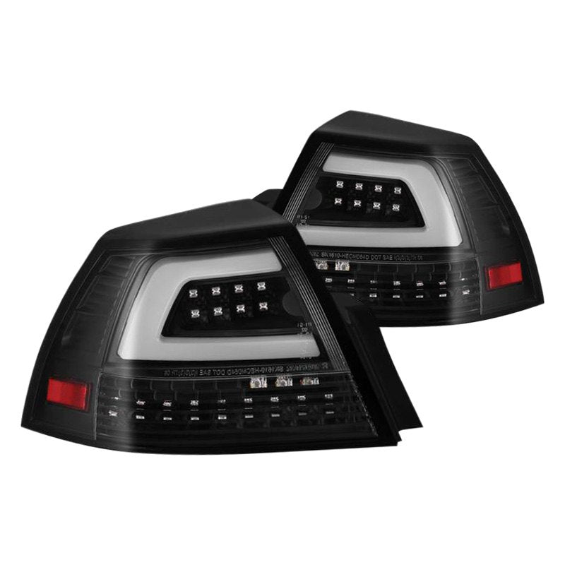 448.96 Spyder V2 LED Tail Lights Pontiac G8 (08-09) [w/ Light Bar LED] Black or Red Clear - Redline360