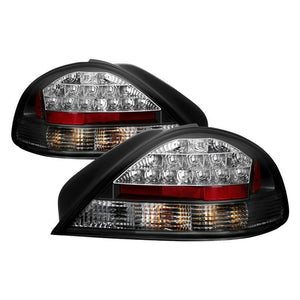 194.84 Spyder LED Tail Lights Pontiac Grand AM (99-05) Black or Black Smoke - Redline360