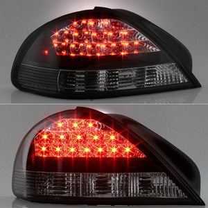 194.84 Spyder LED Tail Lights Pontiac Grand AM (99-05) Black or Black Smoke - Redline360