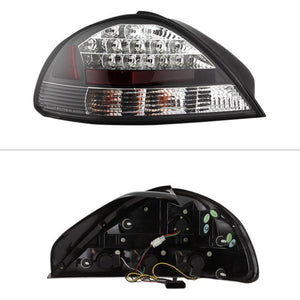 194.84 Spyder LED Tail Lights Pontiac Grand AM (99-05) Black or Black Smoke - Redline360