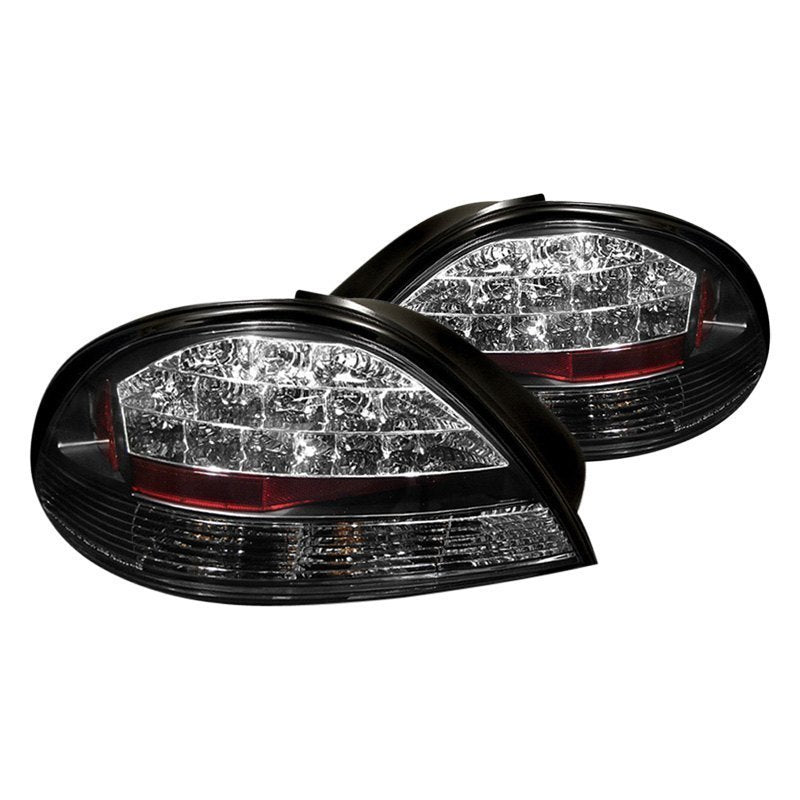 194.84 Spyder LED Tail Lights Pontiac Grand AM (99-05) Black or Black Smoke - Redline360