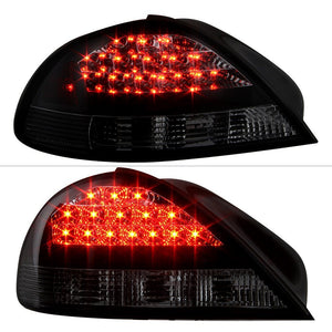 194.84 Spyder LED Tail Lights Pontiac Grand AM (99-05) Black or Black Smoke - Redline360