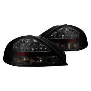 194.84 Spyder LED Tail Lights Pontiac Grand AM (99-05) Black or Black Smoke - Redline360