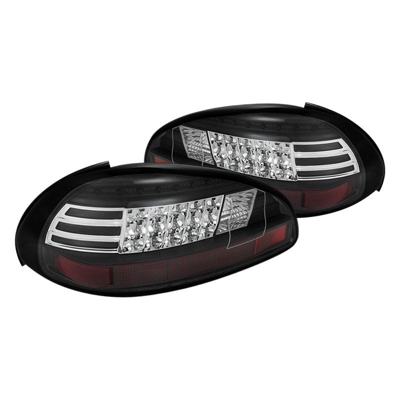Spyder LED Tail Lights Pontiac Grand Prix (1997-2003) Black / Smoke /