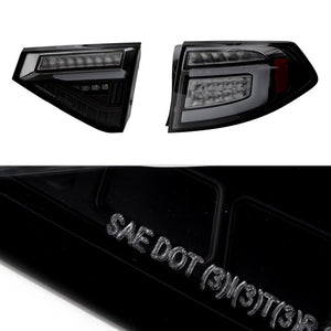 452.48 Spyder Tail Lights Subaru WRX Wagon (2008-2014) Sequential LED Signal - Black or Black Smoke - Redline360