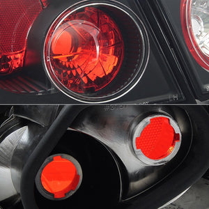 117.76 Spyder Euro Style Tail Lights Toyota Corolla (2003-2008) - Black or Smoke - Redline360