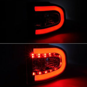 284.05 Spyder LED Tail Lights Toyota FJ Cruiser (07-13) [w/ Light Bar] Black or Smoke - Redline360