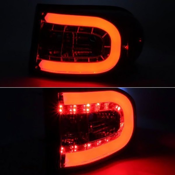 Spyder LED Tail Lights Toyota FJ Cruiser (07-13) [w/ Light Bar] Black or  Smoke