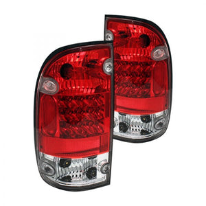 188.41 Spyder LED Tail Lights Toyota Tacoma (2001-2004) - Red Clear or Smoke - Redline360