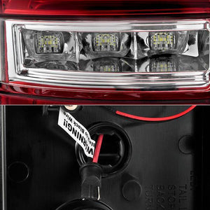 340.43 Spyder LED Tail Lights Toyota Tacoma (16-19) [w/ Light Bar] Black / Black Smoke / Red Clear - Redline360