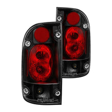 Load image into Gallery viewer, Spyder Euro Style Tail Lights Toyota Tacoma (1995-2000) - Black / Chrome / Smoke - Black Alternate Image