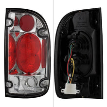 Load image into Gallery viewer, Spyder Euro Style Tail Lights Toyota Tacoma (1995-2000) - Black / Chrome / Smoke - Black Alternate Image