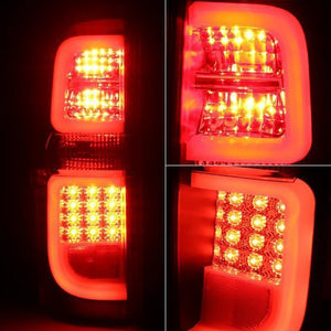 336.15 Spyder LED Tail Lights Toyota Tundra (14-19) w/ Light Bar - Black / Smoke / Red - Redline360