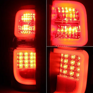 336.15 Spyder LED Tail Lights Toyota Tundra (14-19) w/ Light Bar - Black / Smoke / Red - Redline360