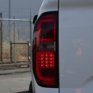 336.15 Spyder LED Tail Lights Toyota Tundra (14-19) w/ Light Bar - Black / Smoke / Red - Redline360