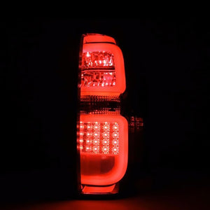 336.15 Spyder LED Tail Lights Toyota Tundra (14-19) w/ Light Bar - Black / Smoke / Red - Redline360