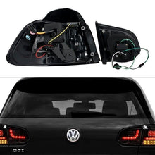 Load image into Gallery viewer, 368.26 Spyder LED Tail Lights VW Golf / GTI (2010-2013) Black - Redline360 Alternate Image