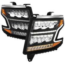 Load image into Gallery viewer, Anzo full LED projector headlights for 2015-2020 Chevy Tahoe and Suburban with sequential turn signals Alternate Image