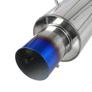 159.50 Spec-D Tuning Exhaust Honda Civic EX Coupe/Sedan (2001-2005) Polished or Blue Burnt Tip N1 - Redline360