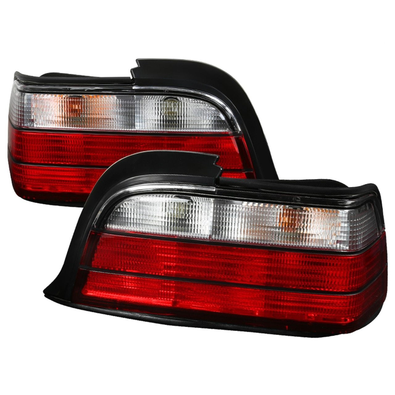 Spec-D Tail Lights BMW 318i 325i 328i M3 E36 Coupe (1992-1998) Red