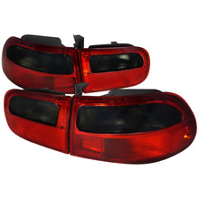 Load image into Gallery viewer, 108.00 Spec-D Tail Lights Honda Civic EG (92-95) Coupe/Sedan/Hatch - Black or Chrome - Redline360 Alternate Image