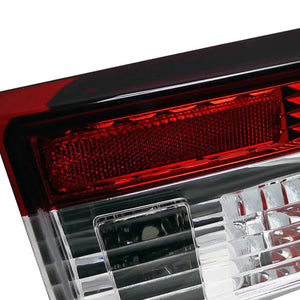 126.00 Spec-D Tail Lights Toyota Corolla AE86 Hatchback (83-87) Chrome Housing/Red Clear Lens - Redline360