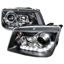 Load image into Gallery viewer, 189.95 Spec-D Projector Headlights VW Jetta MK4 (99-04) w/ Audi R8 Style LED Strip - Black or Chrome - Redline360 Alternate Image