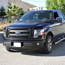 Load image into Gallery viewer, Spec-D Projector Headlights Ford F150 (2009-2014) w/ or w/o LED Light Strip - Black/Smoke Lens / w/ LED Light Strip Alternate Image