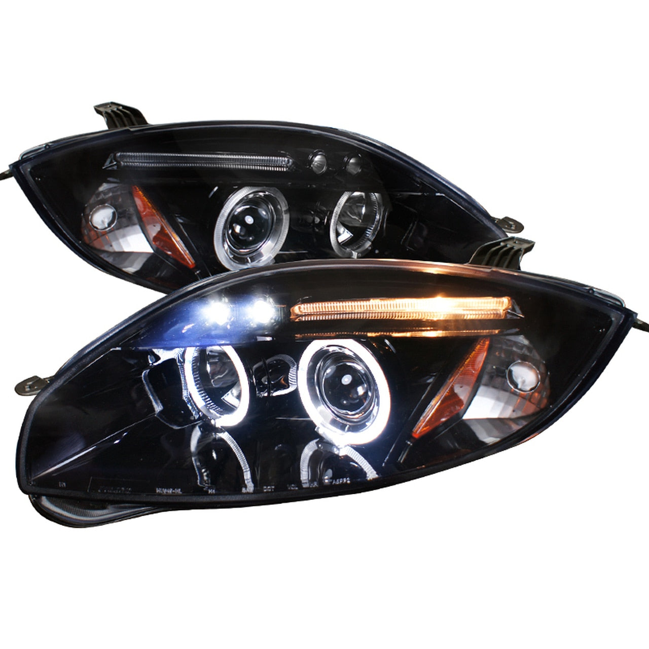 Spec-D Projector Headlights Mitsubishi Eclipse 4G (06-11) w/ LED Halo -  Black or Chrome