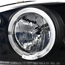 Load image into Gallery viewer, Spec-D Projector Headlights GMC Yukon (01-06) Sierra (99-06) Dual Halo w/o Bumper Lights - Black or Chrome - Matte Black/Clear Lens Alternate Image