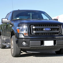 Load image into Gallery viewer, Spec-D Projector Headlights Ford F150 (2009-2014) w/ or w/o LED Light Strip - Black/Smoke Lens / w/ LED Light Strip Alternate Image
