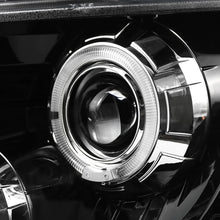 Load image into Gallery viewer, Spec-D Projector Headlights Ford F150 (09-14) Dual LED U-Ring Halo - Black / Chrome / Tinted - Black / Smoked Lens Alternate Image